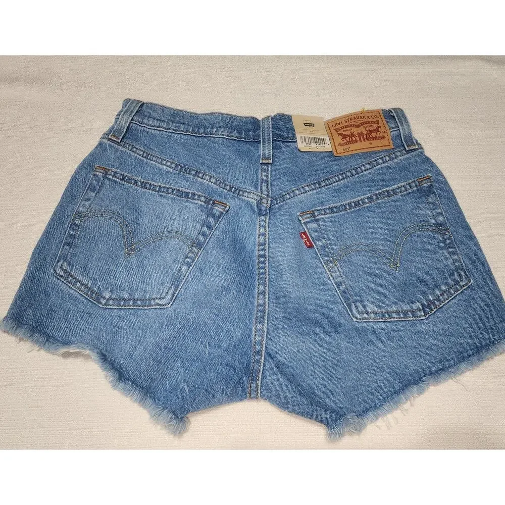 Levi's women's shorts 501 button fly W26''